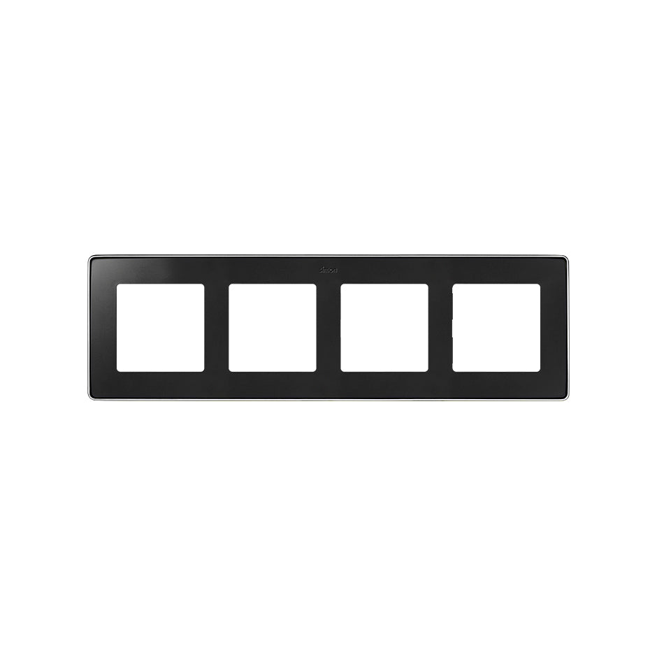 8201640-241 - Marco para 4 elementos grafito base cromo Simon 82 Detail Select