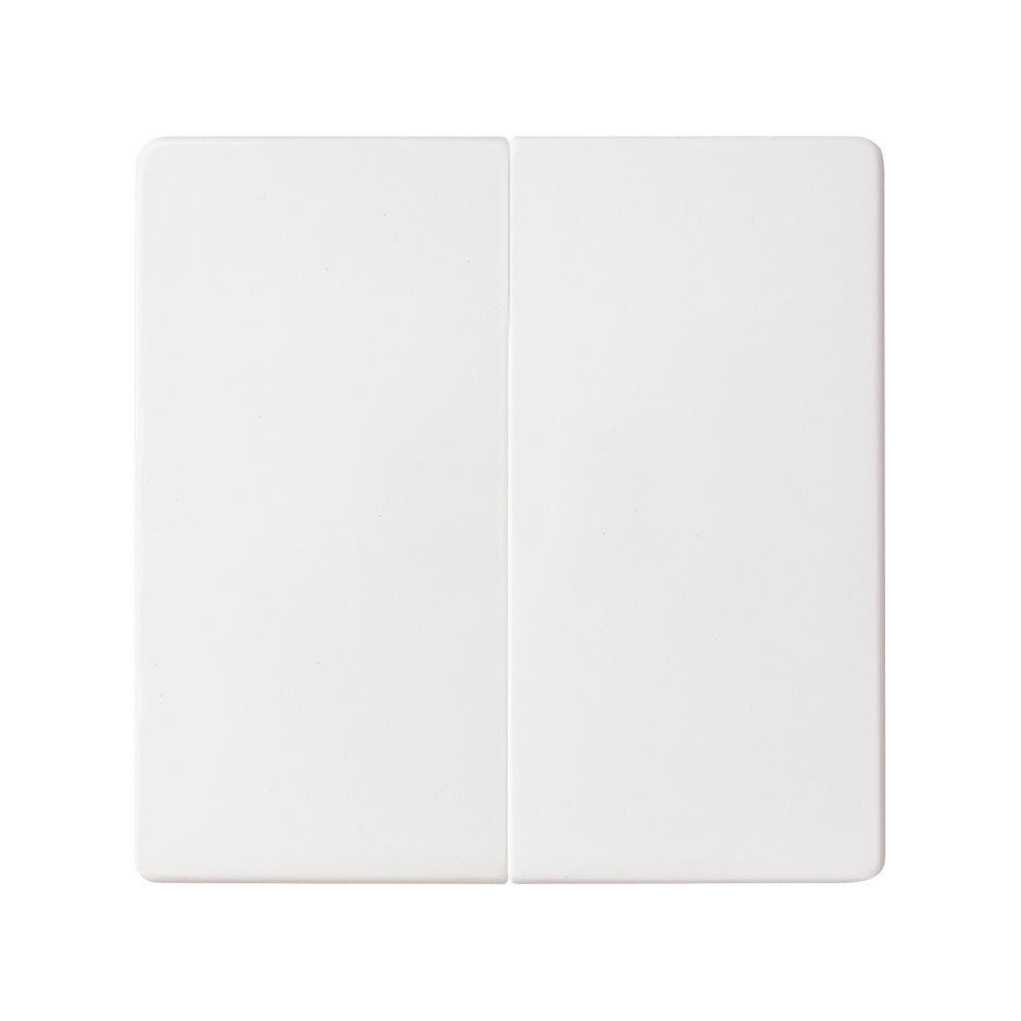 8202126-090 - Tecla doble para mecanismos doble blanco mate Simon 82 Concept