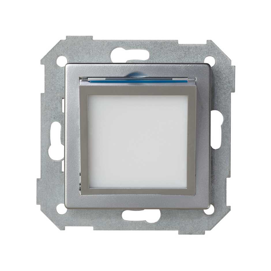 82036-33 - Placa basculante con orientación del haz luminoso para la baliza de cortesía aluminio Simon 82