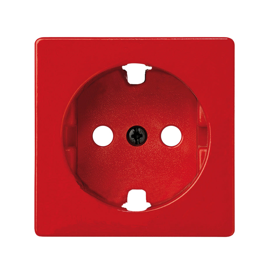 82041-37 - Tapa con dispositivo de seguridad para la base de enchufe schuko rojo Simon 82