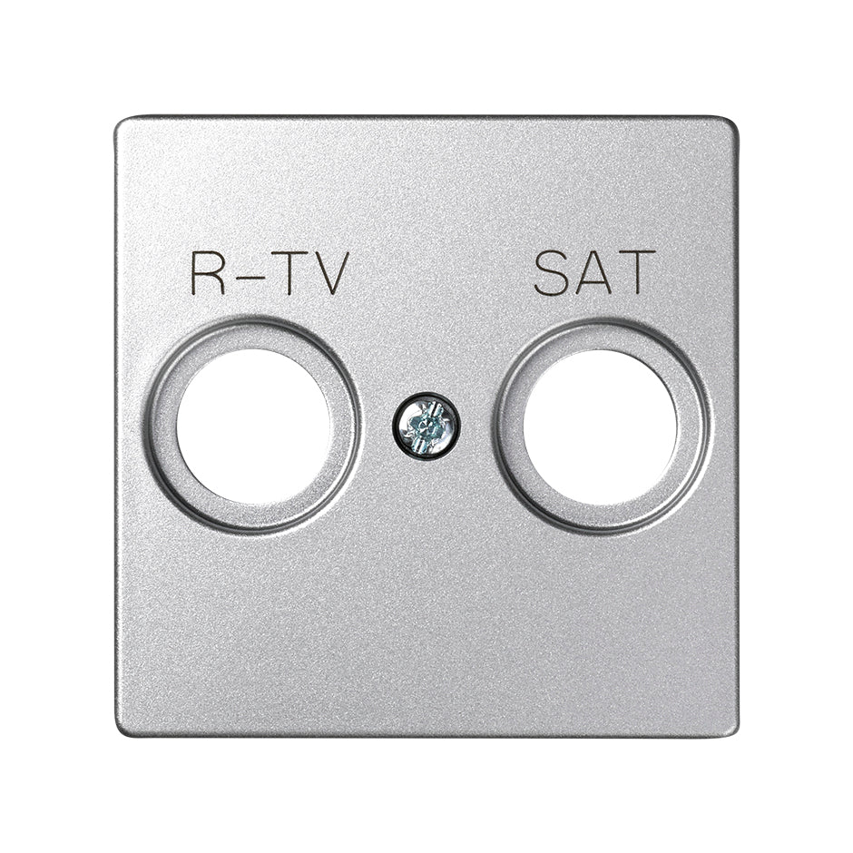 82097-93 - Placa para tomas inductivas de R-TV+SAT aluminio frío Simon 82 Detail