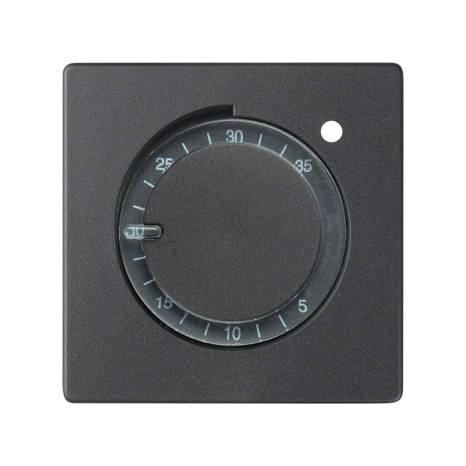 82505-38 - Placa para termostato de calefacción grafito Simon 82
