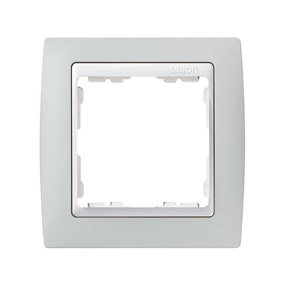 82611-33 - Marco para 1 elemento gris interior blanco Simon 82
