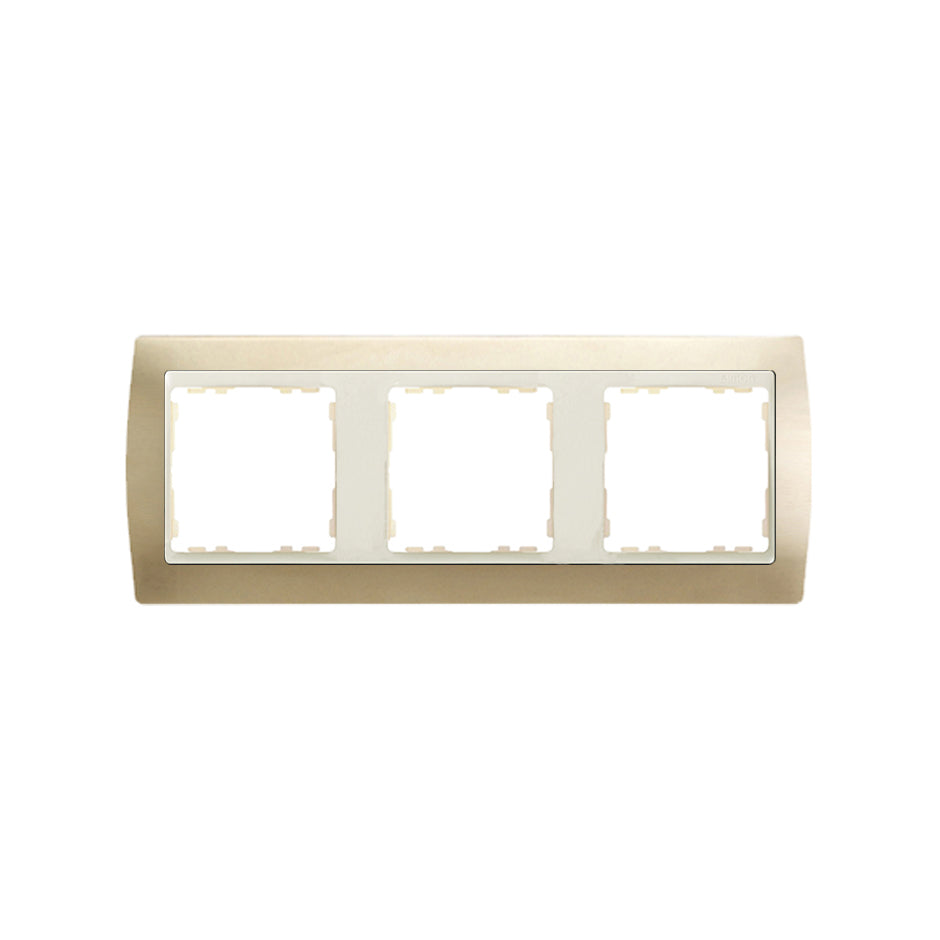 82734-34 - Marco para 3 elementos cava mate interior marfil Simon 82