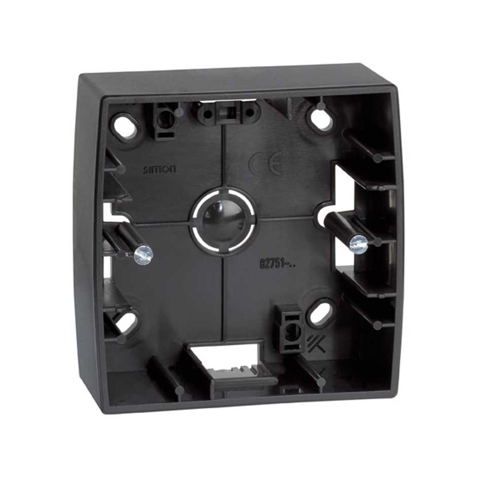 82751-38 - Caja de superficie alta para 1 elemento grafito Simon 82