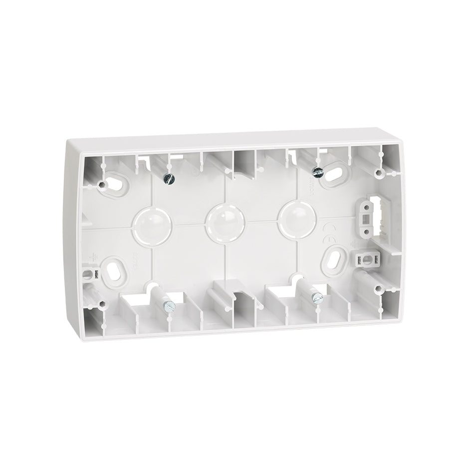 82761-30 - Caja de superficie alta para 2 elementos blanco Simon 82