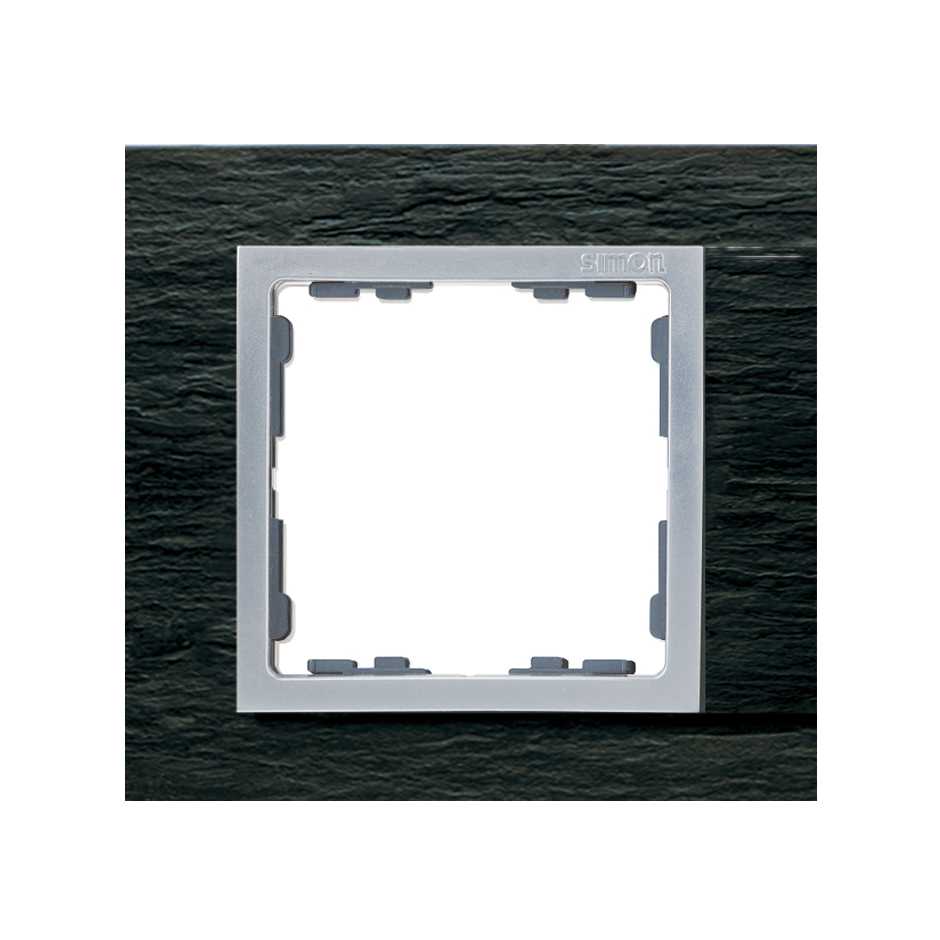 82917-63 - Marco para 1 elemento pizarra interior aluminio Simon 82 Nature