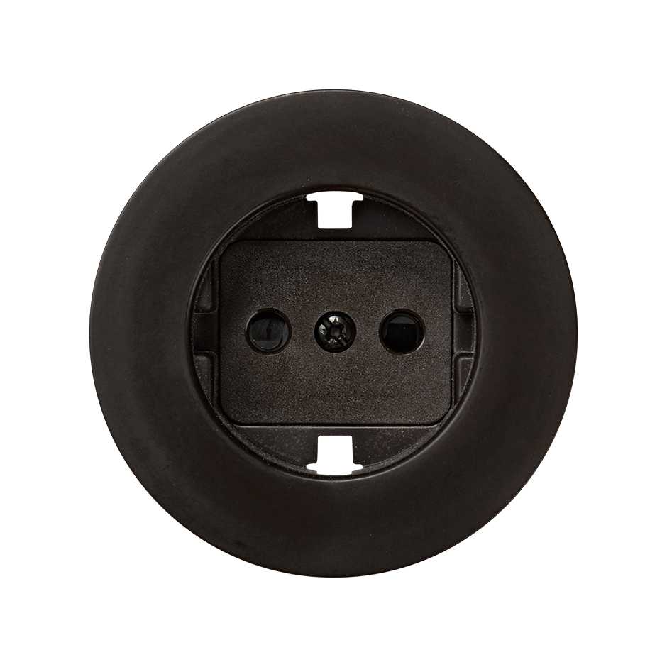88041-62 - Tapa con dispositivo de seguridad para la base de enchufe schuko marrón Simon 88