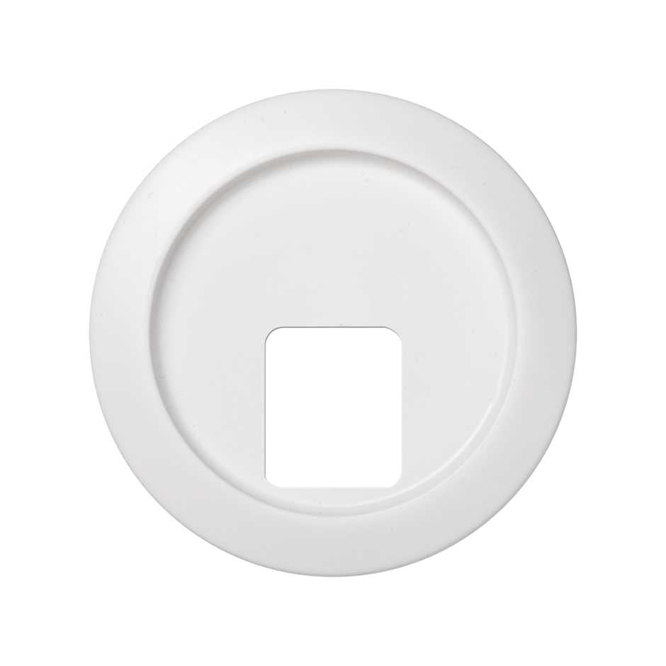 88062-30 - Placa para tomas telefónicas con conectores RJ11 y RJ12 blanco Simon 88