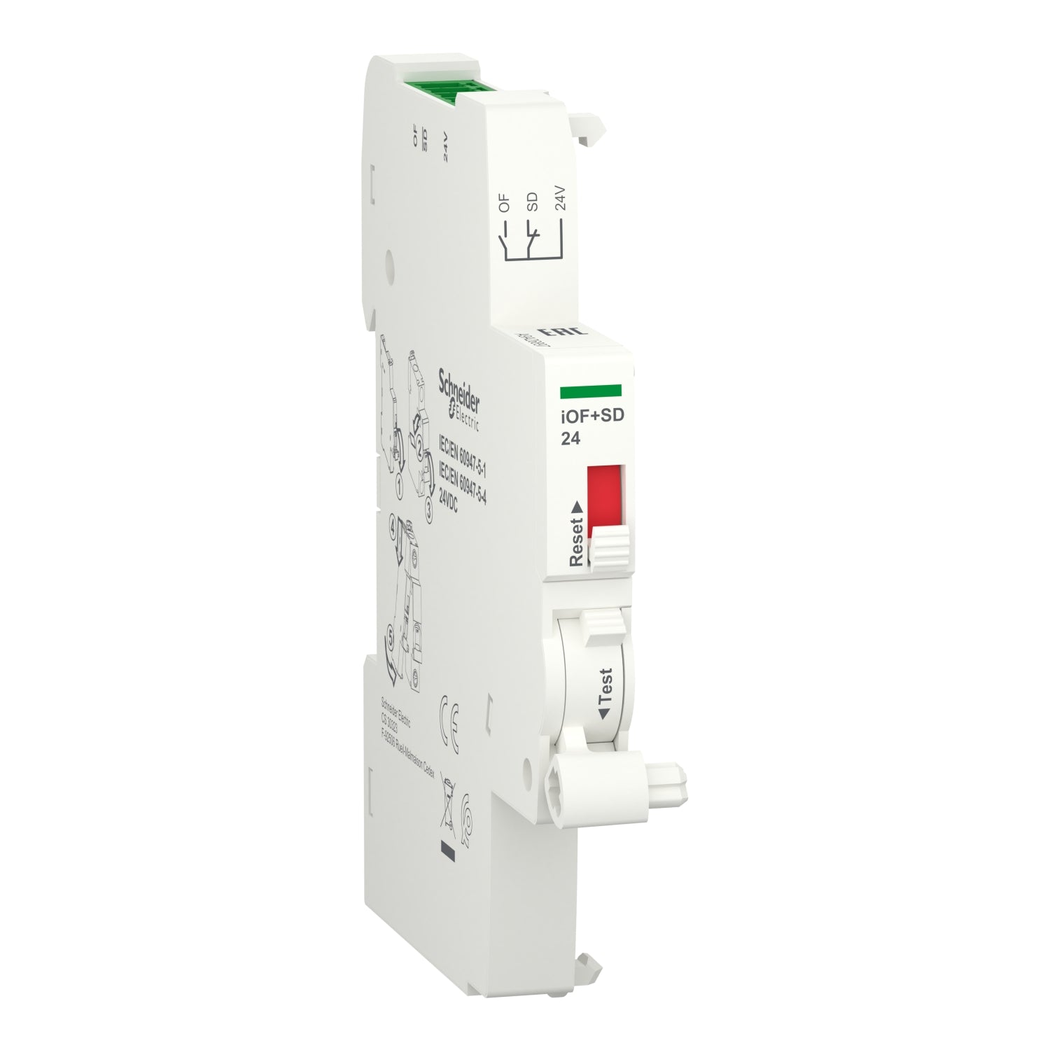 A9A26897 - OC y contacto con defecto iOF+SD24 (iC60 iID ARA RCA iSW-NA) Schneider