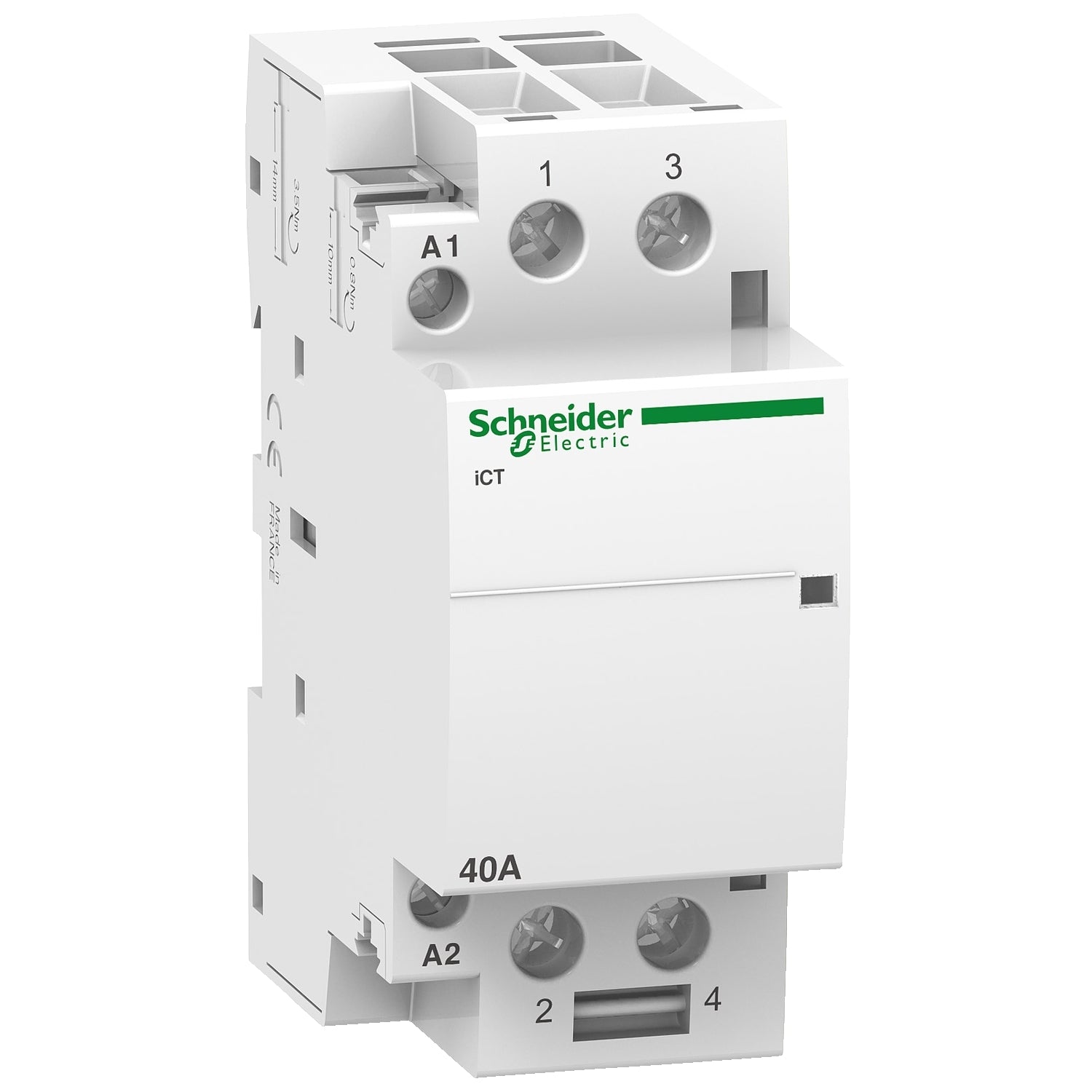 A9C20842 - Contactor Schneider modular Acti9 iCT 40A 2P 2 NA 230/240V CA