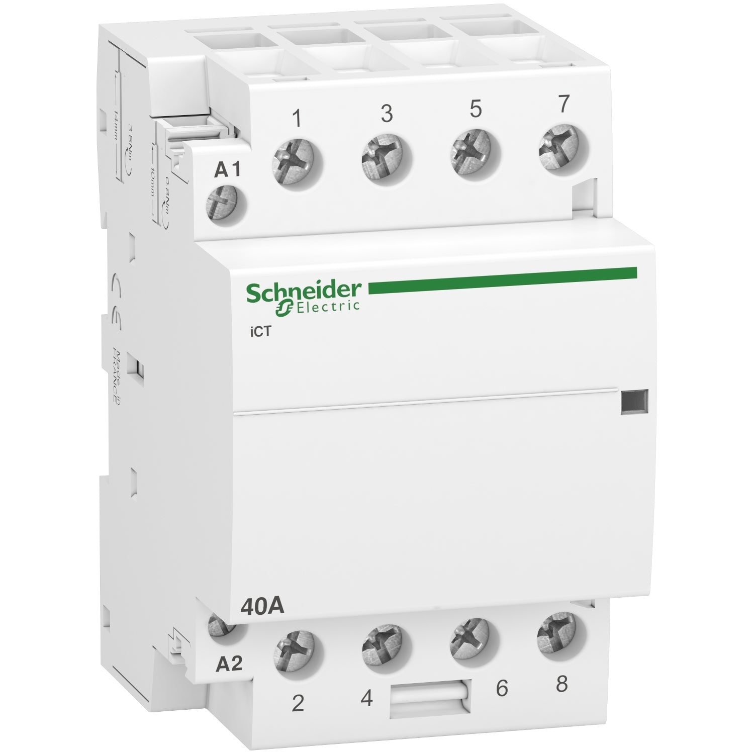 A9C20844 - Contactor Schneider modular Acti9 iCT 40A 4P 4 NA 230/240V CA