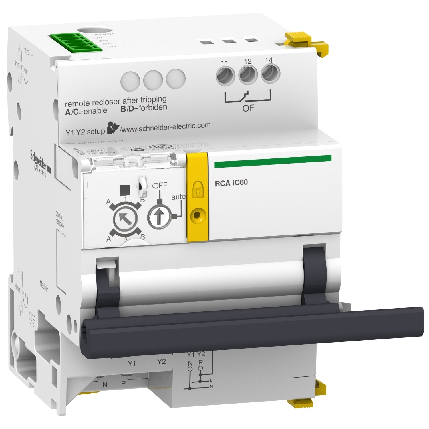 A9C70122 - Auxiliar de control remoto RCA Ti24 aux.iC60 1-2P Schneider