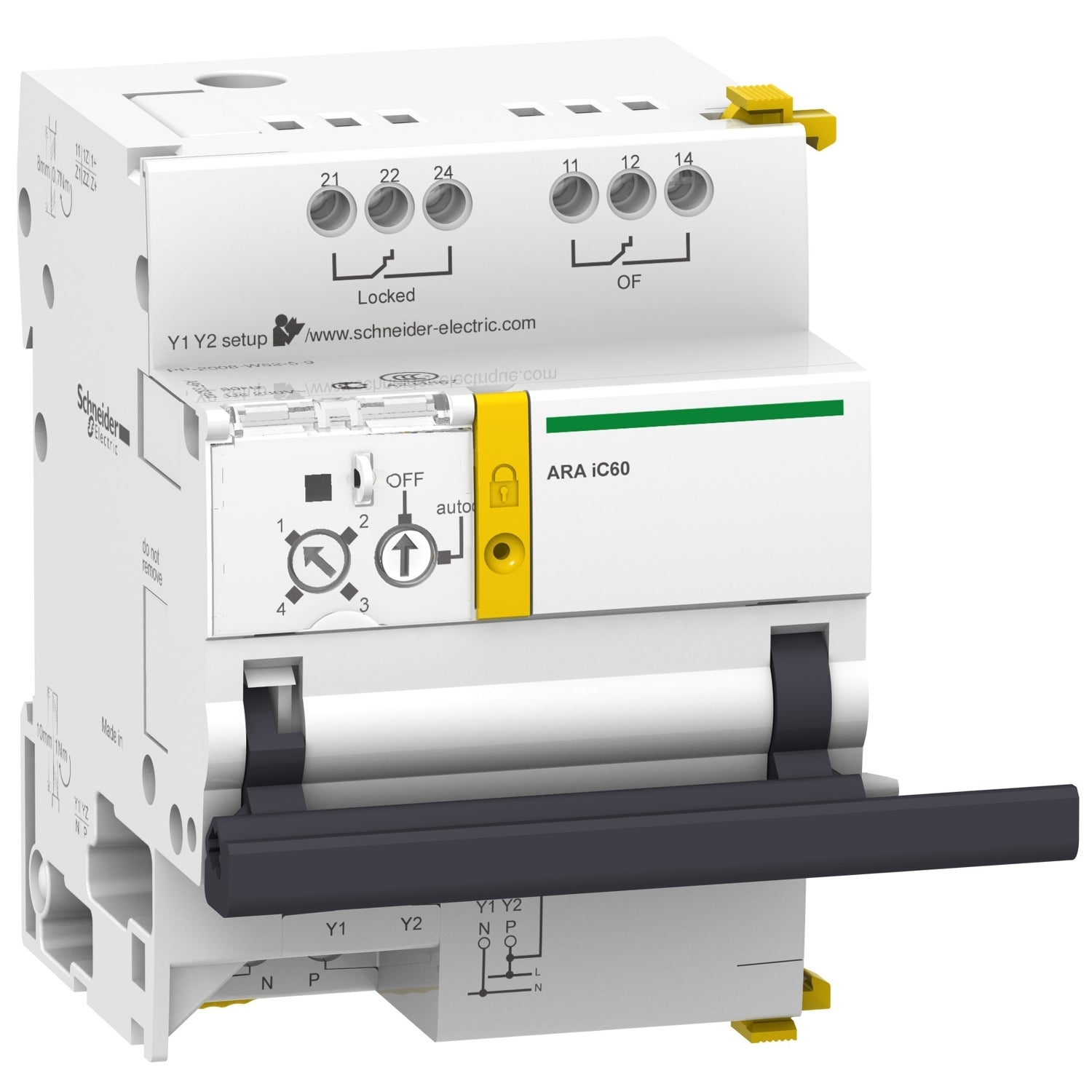A9C70132 - Auxiliar de reconectador automático ARA aux. iC60 1-2P Schneider