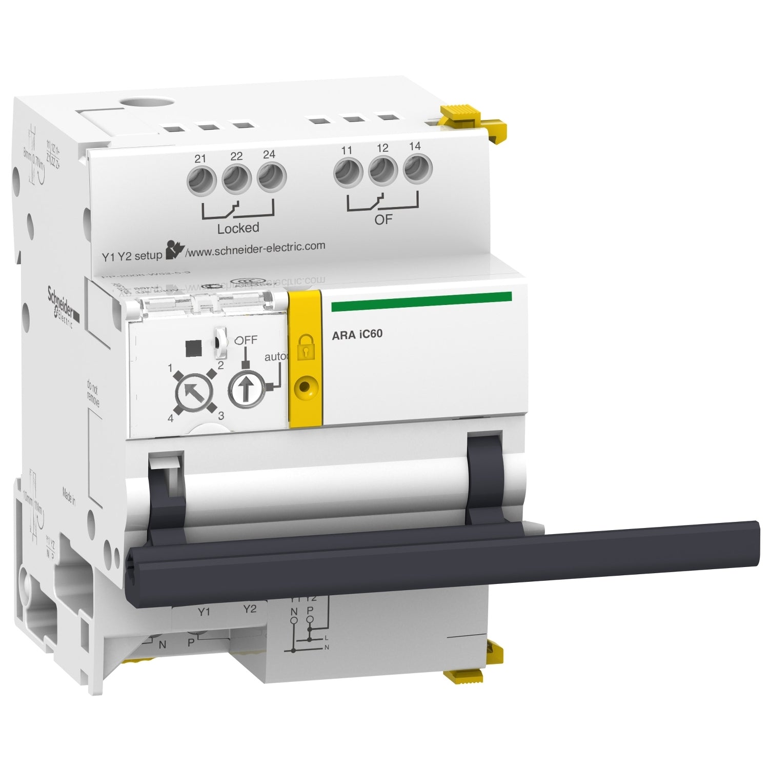 A9C70134 - Auxiliar de reconectador automático ARA aux. iC60 3-4P Schneider
