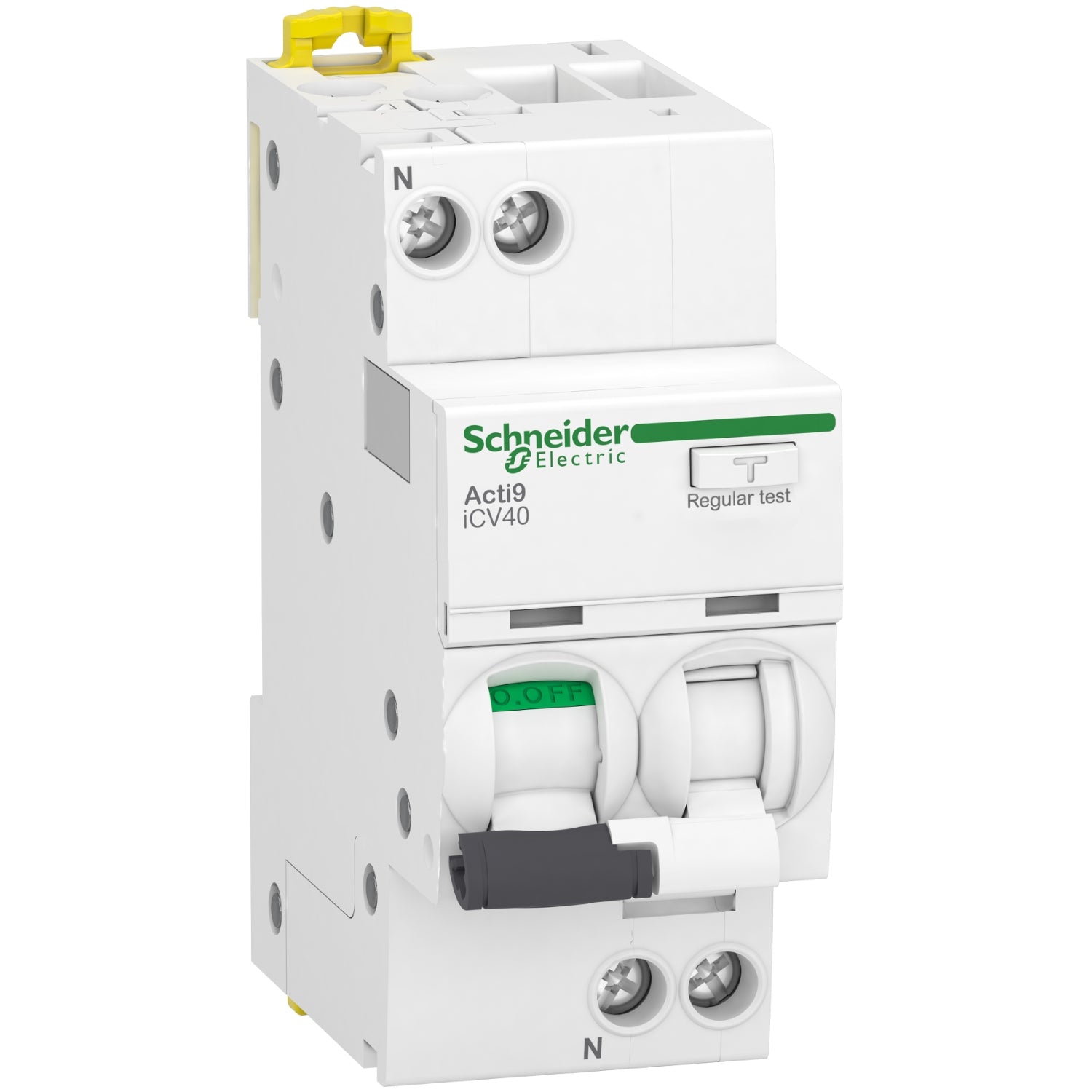 A9DE6620 - Combinado Magnetotérmico + Diferencial Un Polo + Neutro Acti9 iCV40 1P + N 20A 300mA AC 4,5kA Schneider