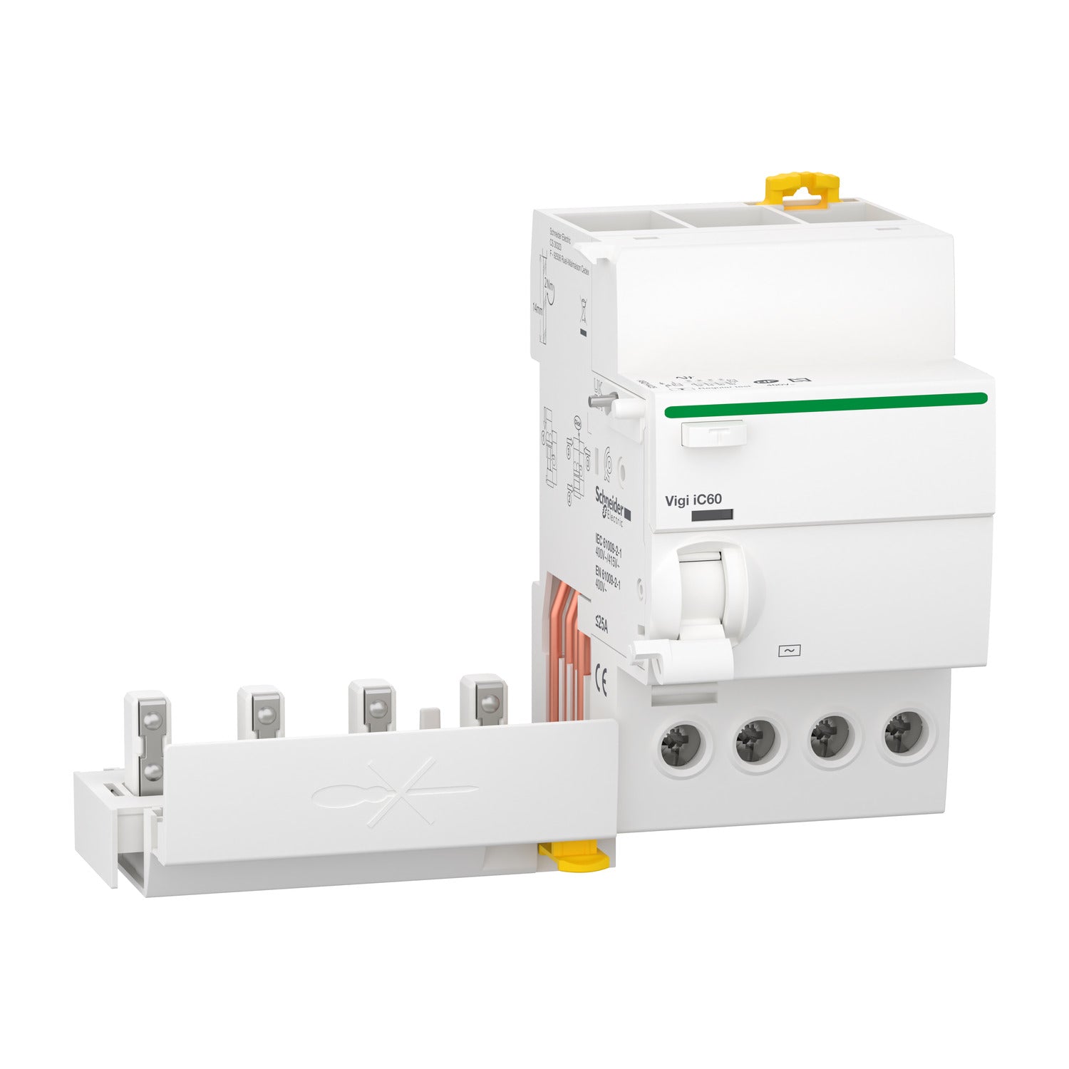 A9Q14425 - Interruptor Diferencial Vigi Acti9 Vigi iC60 4P 25A 300mA AC Schneider