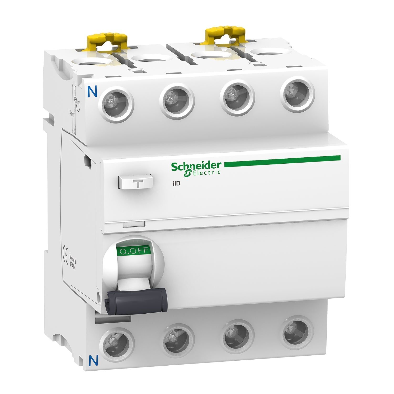 A9R14480 - Interruptor Diferencial Tetrapolar Acti9 iID 4P 80A 300mA AC Schneider