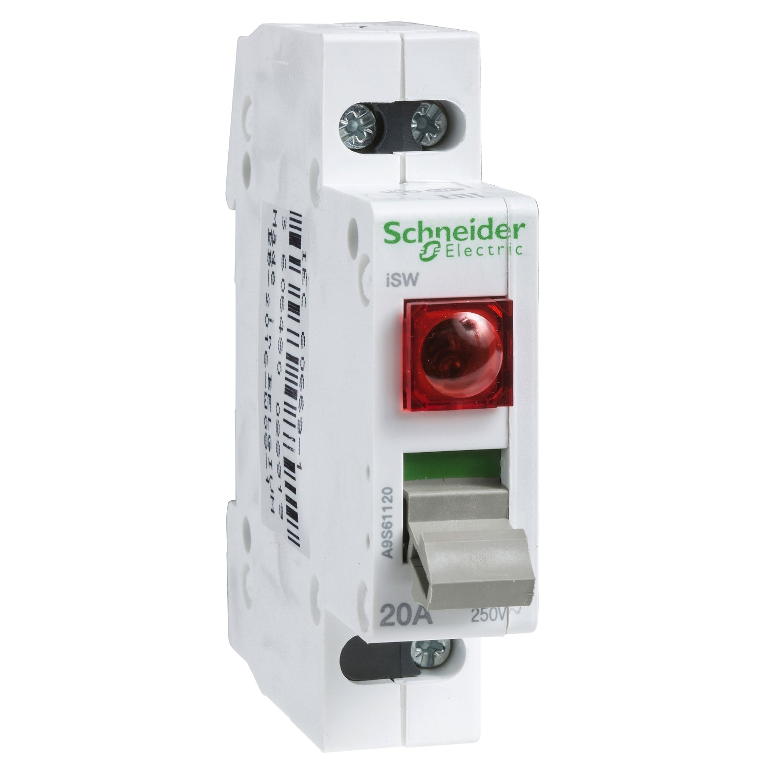 A9S61120 - Interruptor seccionador modular CON PILOTO 1P 20A 250V Schneider