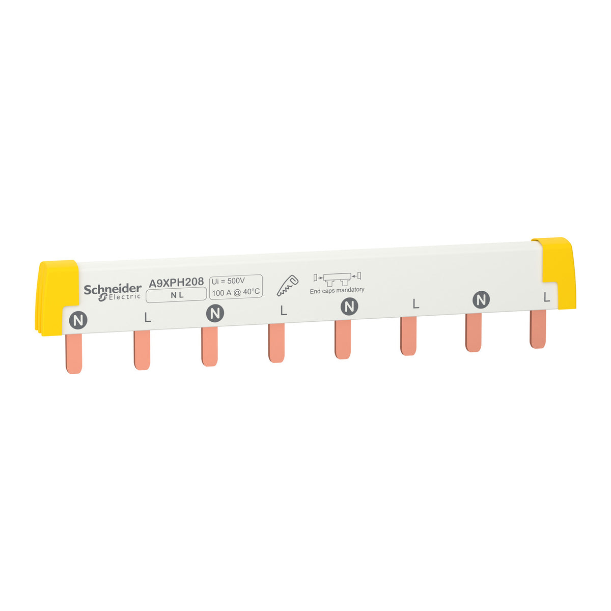 A9XPH208 Peine cuadro eléctrico bipolar (1P+N) 8 módulos Schneider