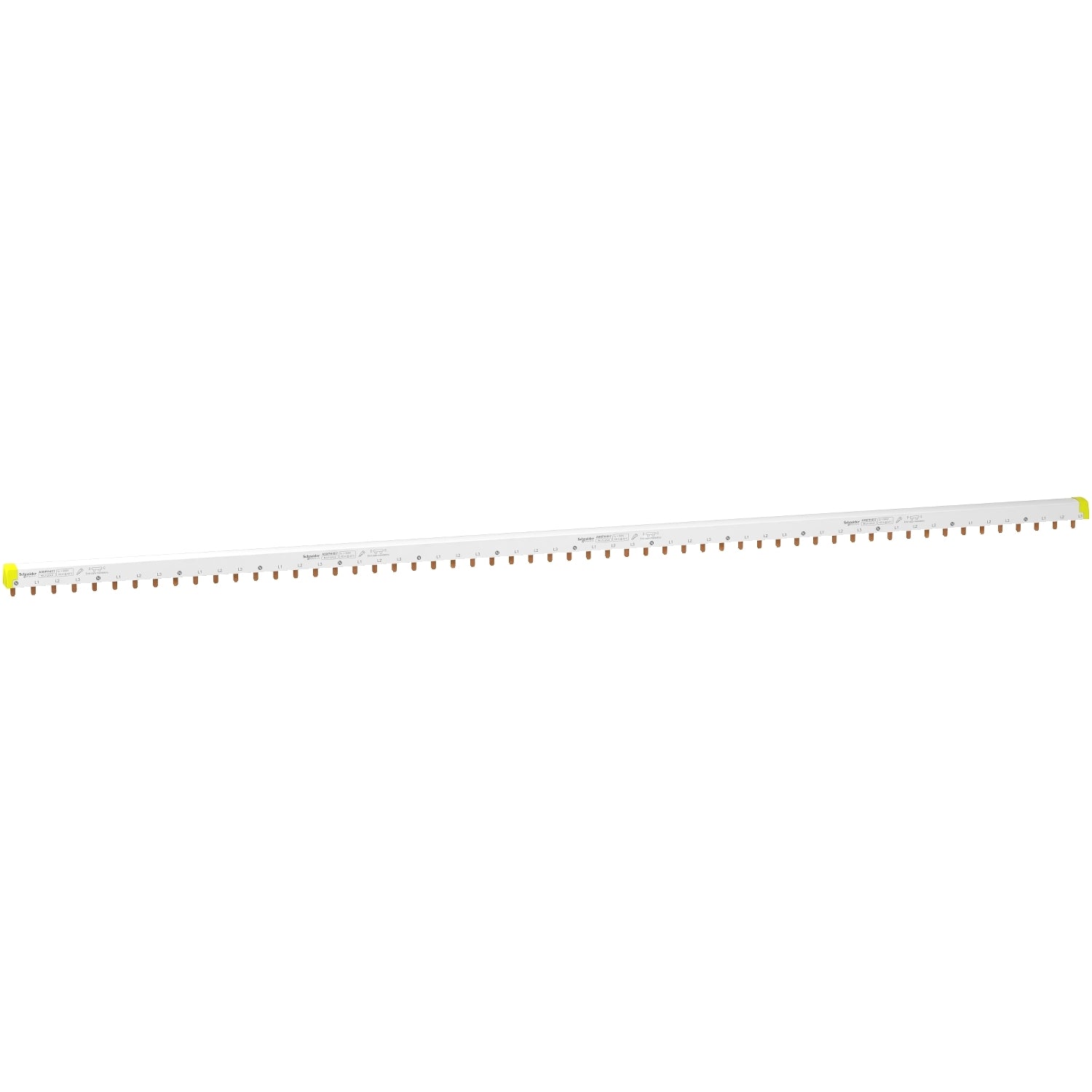 A9XPH457 - Peine cuadro eléctrico tetrapolar Acti9 4P L = 1.000 mm iK60 iC60 e iID 100A 57 módulos Schneider