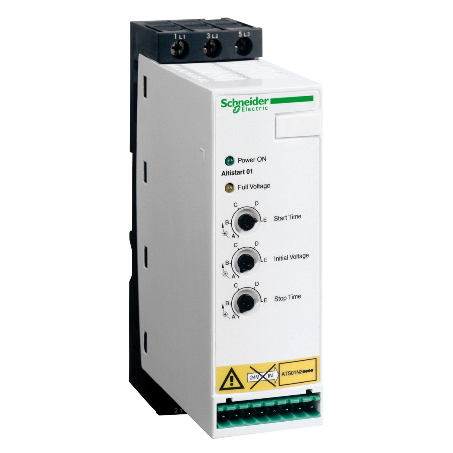 ATS01N222QN - Arrancador suave Altistart 01 para motores asíncronos ATS01 22A 380..415V 75..11 kW Schneider