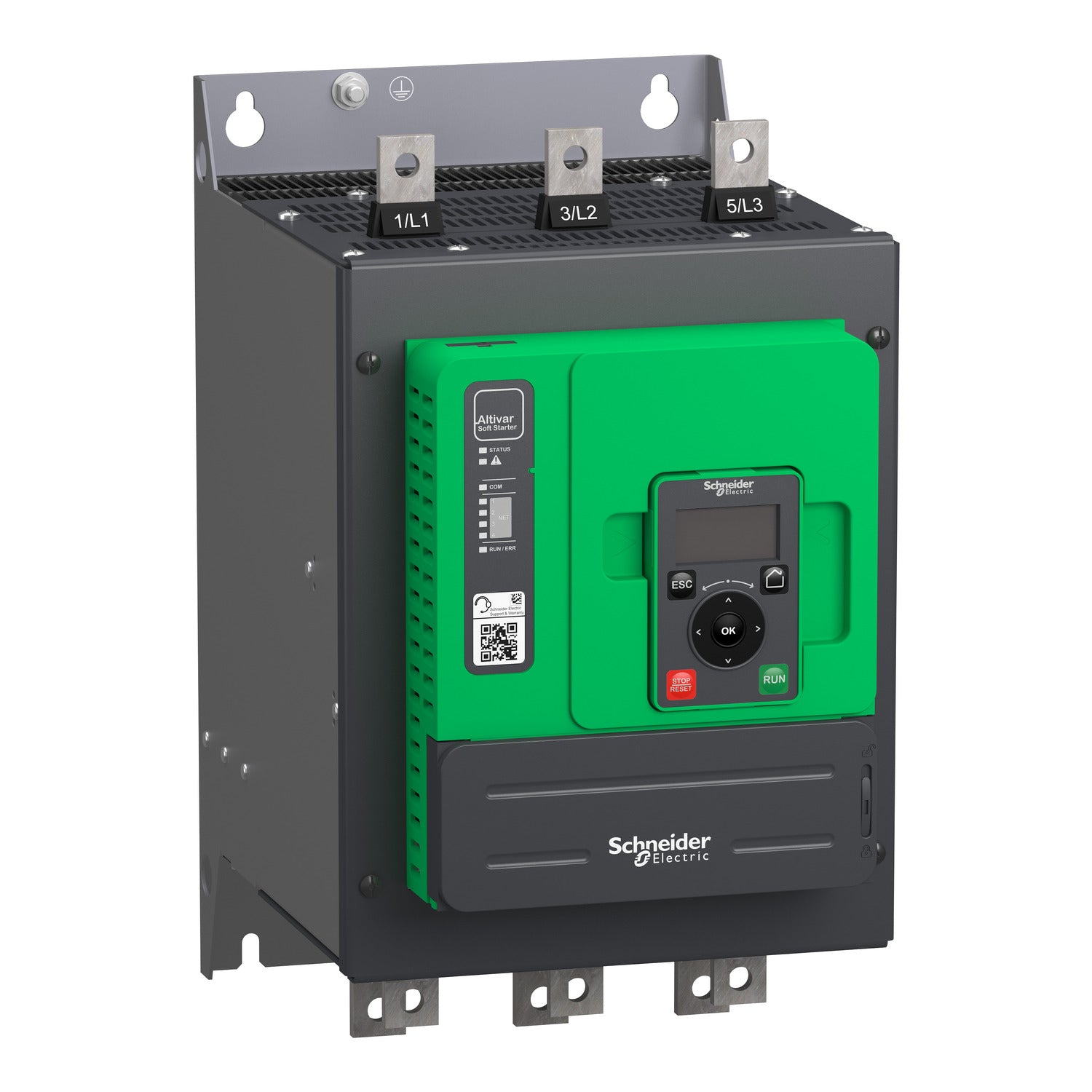 ATS480C14Y - Arrancador suave Altivar ATS480 140A 208...690V CA alimentacion control 110...230V CA