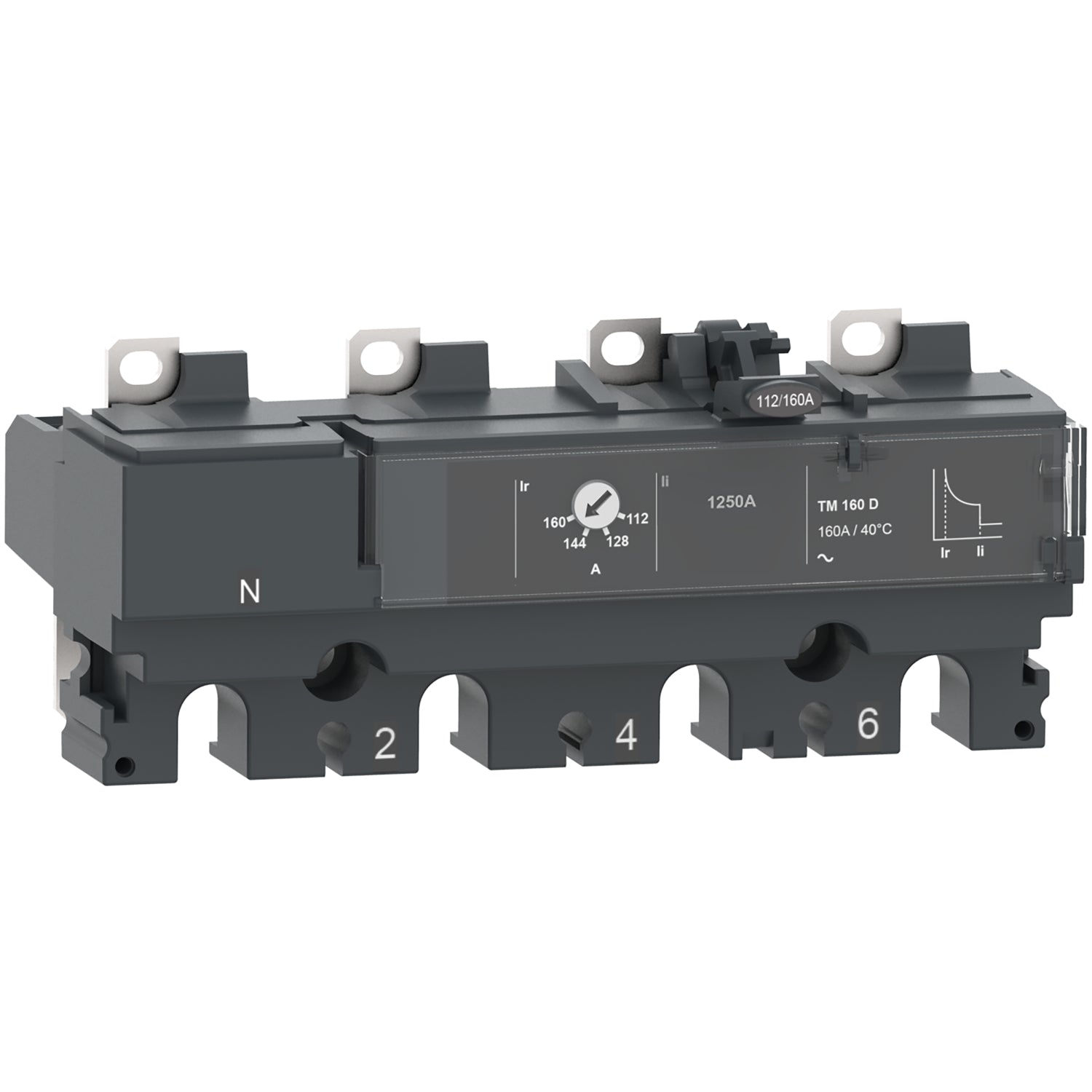 C106TM100 - Unidad de Control Caja Moldeada ComPacT NSX100 4P3R 100A TM-D Schneider
