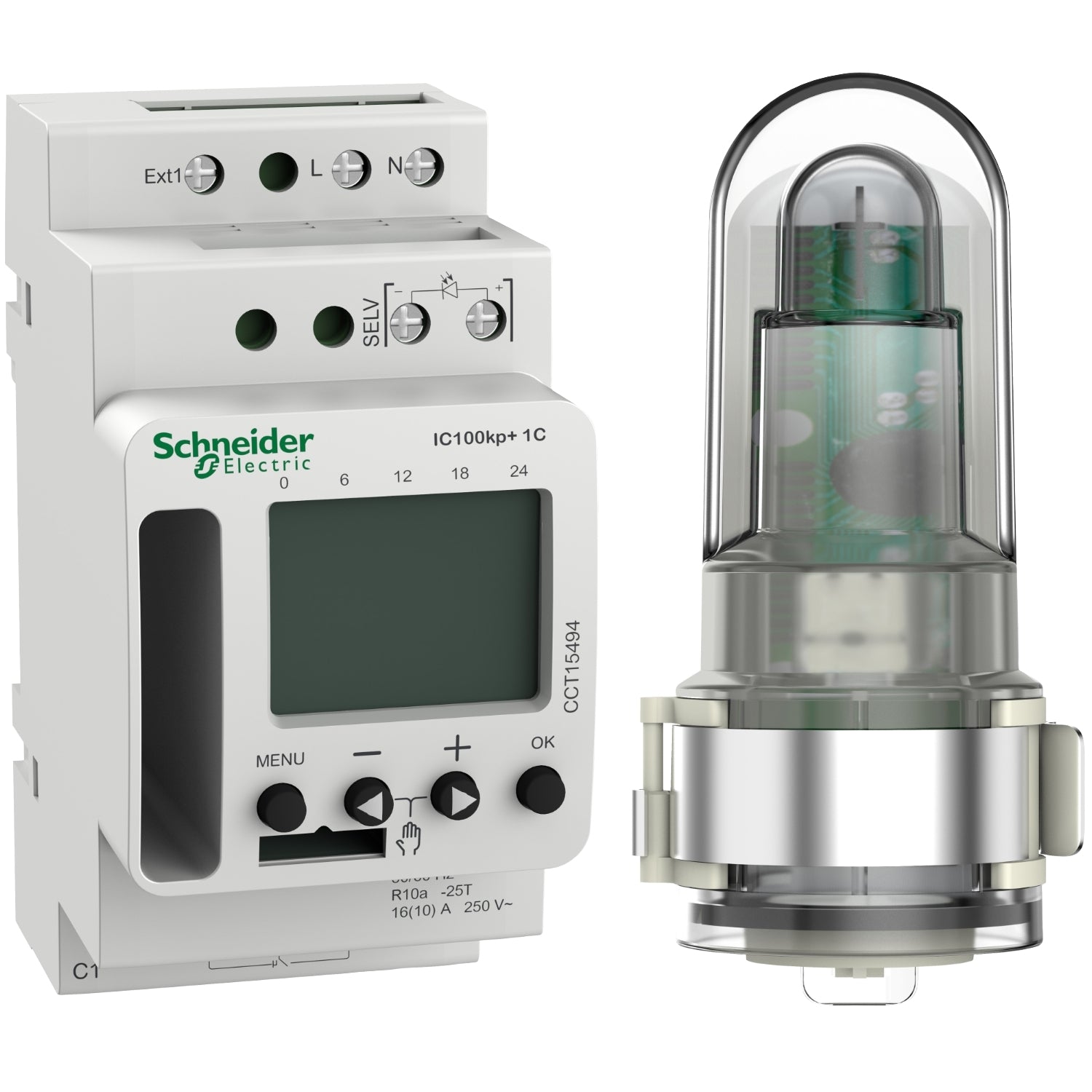CCT15494 - Interruptor crepuscular programable IC 100kp+ 1C Schneider