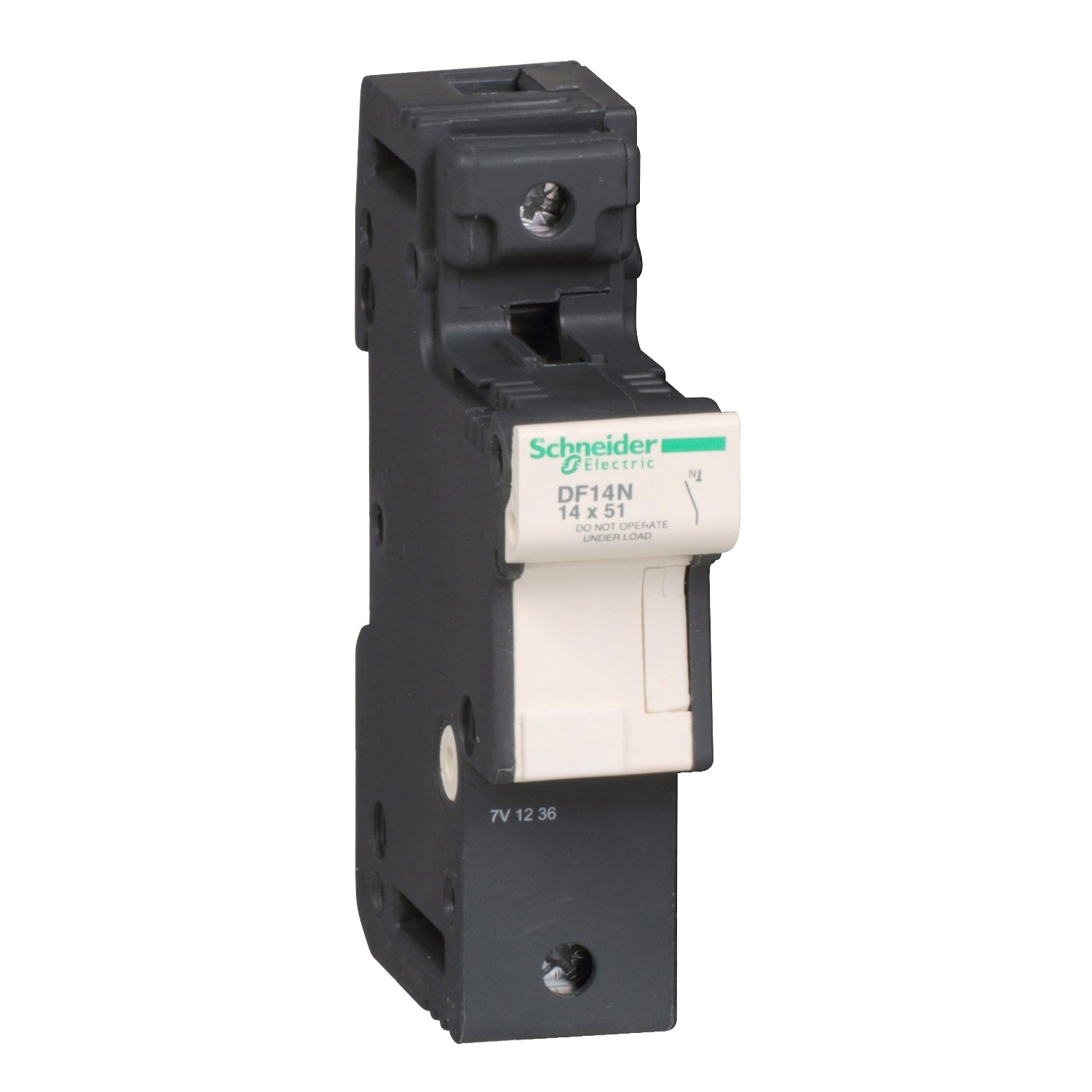 DF14N - Portafusibles Tesys DF 1P neutro 50A 690VAC tamaño del fusible 14x51mm con enlace tubular
