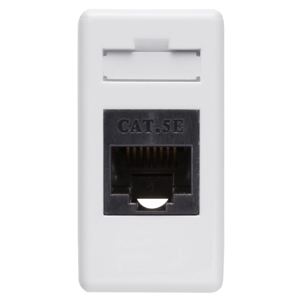 GW20271 - Base rj45 - 4 pares - categoria 5e - utp - toolless - 1 módulo - system white Gewiss