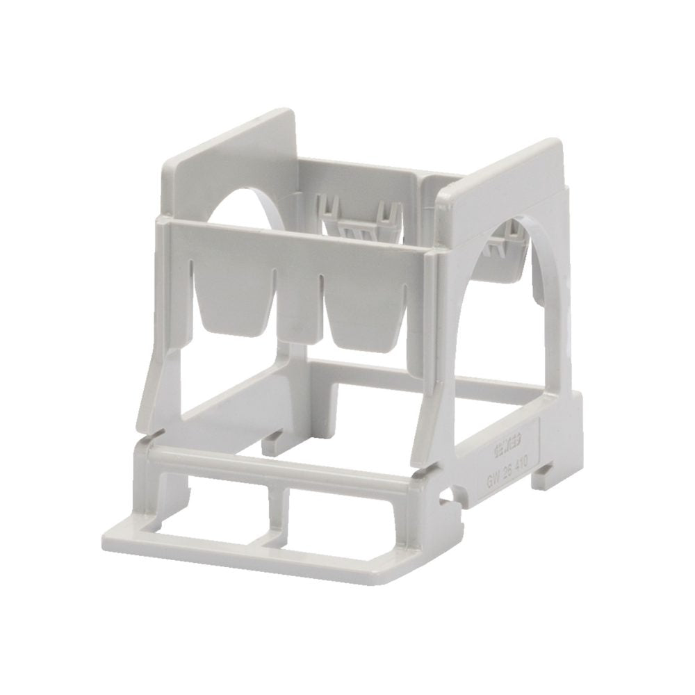GW26410 - Soporte para montar aparatos system en guías din - 2 módulos - 3 módulos din Gewiss