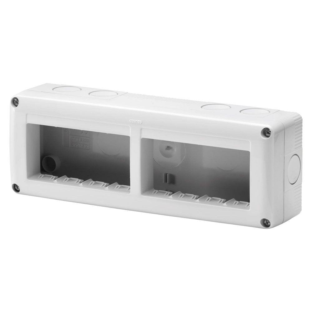 GW27006 - Contenedor para aparatos system - protegido - 8 módulos - módulo 4x2 Gewiss