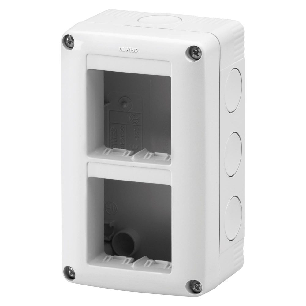 GW27021 - Contenedor para aparatos system - protegido - 4 módulos - módulo 2x2 Gewiss