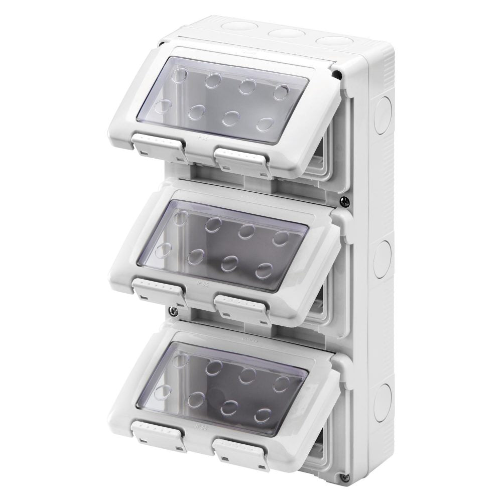 GW27052 - Contenedor estanco para aparatos system - vertical - 12 módulos - módulo 4x3 Gewiss