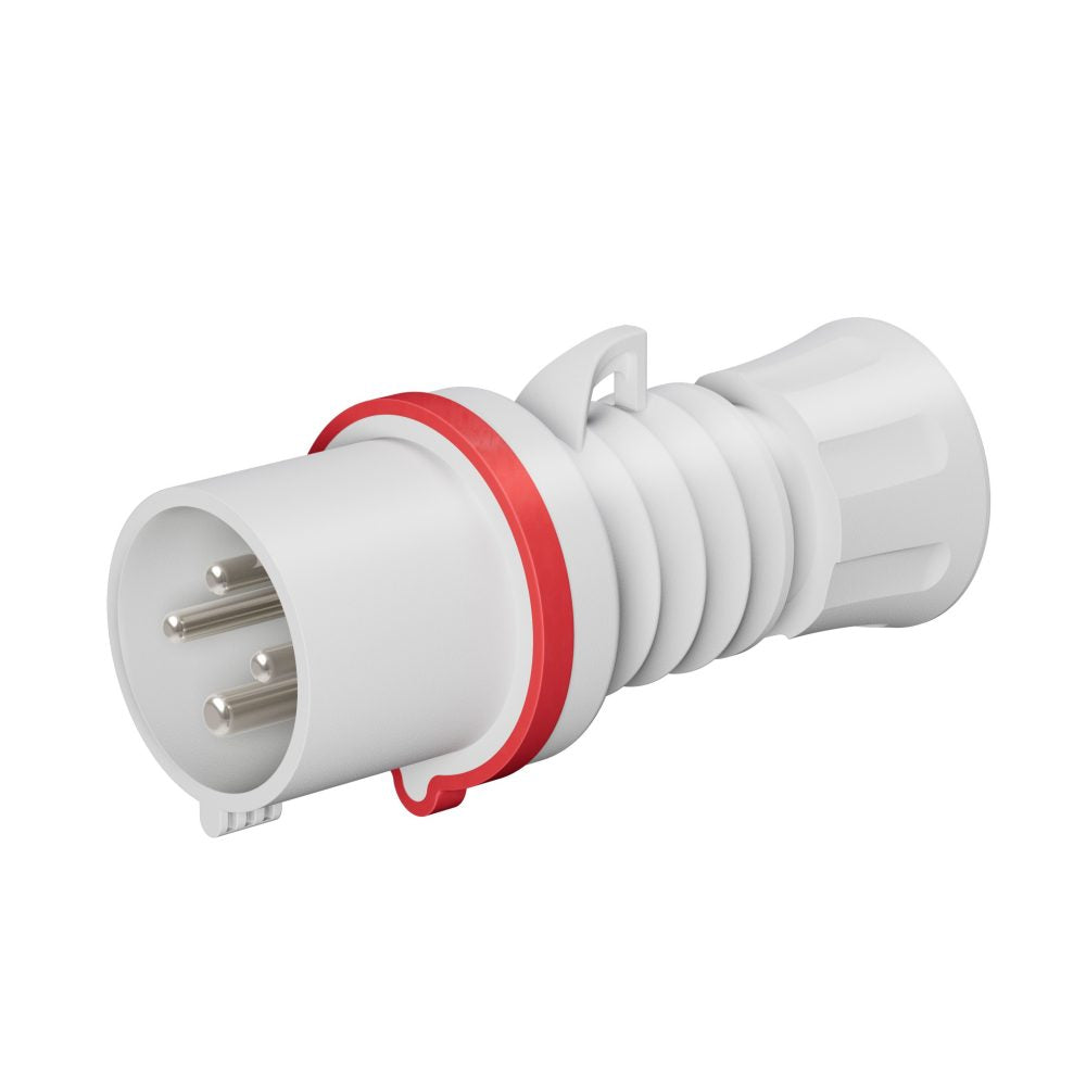 GW60019H - Clavija móvil recta hp - ip44/ip54 - 3p+t 32a 380-415v 50/60hz - rojo - 6h - conexionado de tornillo Gewiss