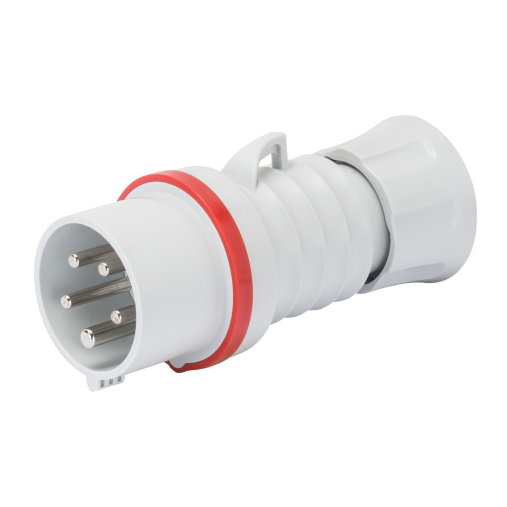 GW60020H - Clavija móvil recta hp - ip44/ip54 - 3p+n+t 32a 380-415v 50/60hz - rojo - 6h - conexionado de tornillo Gewiss