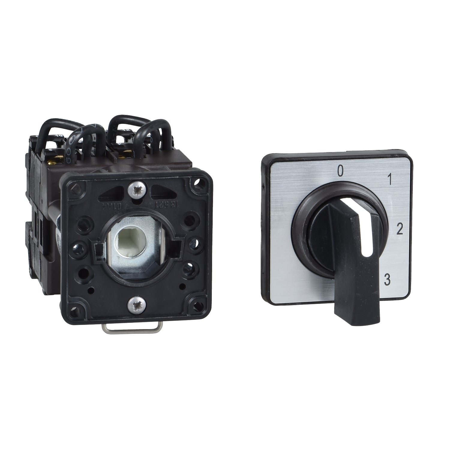 K1B001UCH - Inversor de leva - 1 pólo - 45° - 12 a - para ø 22 mm Schneider