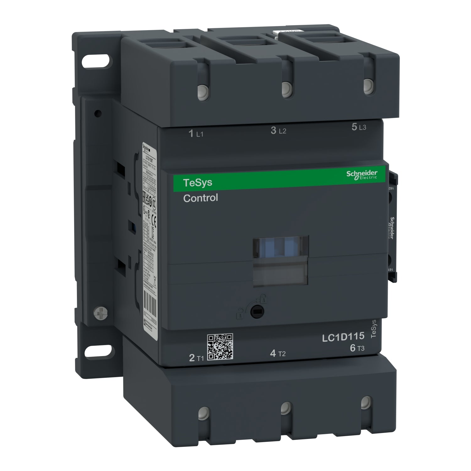 LC1D115P7 - Contactor Tesys D - 3P(3 NA) - AC-3 - <= 440 V 115 A - 230 V CA 50/60 Hz bobina Schneider
