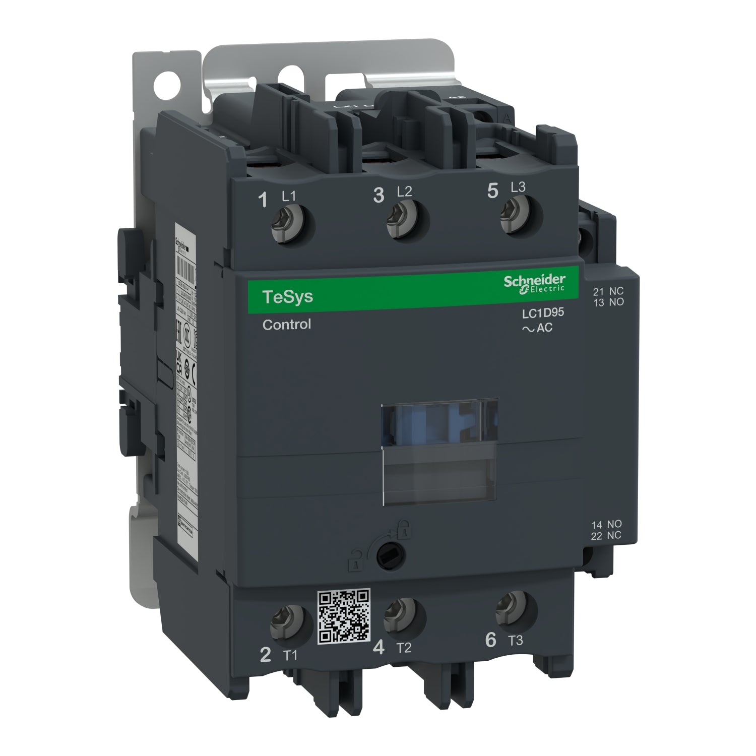 LC1D95FE7 - Contactor Tesys D - 3P(3 NA) - AC-3 - <= 440 V 95 A - 115 V CA 50/60 Hz bobina Schneider