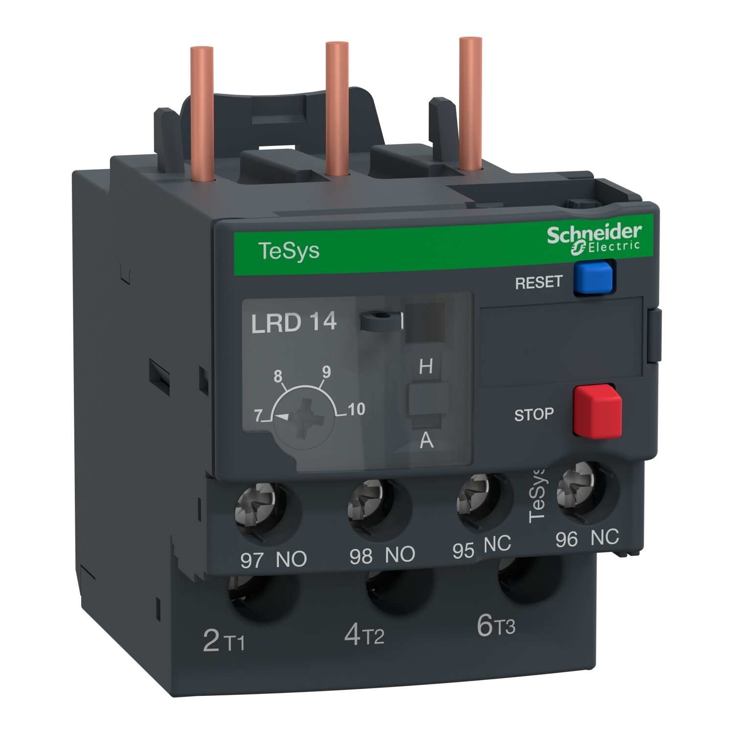 LRD14 - Relé térmico Schneider TeSys 7-10 A Clase 10A