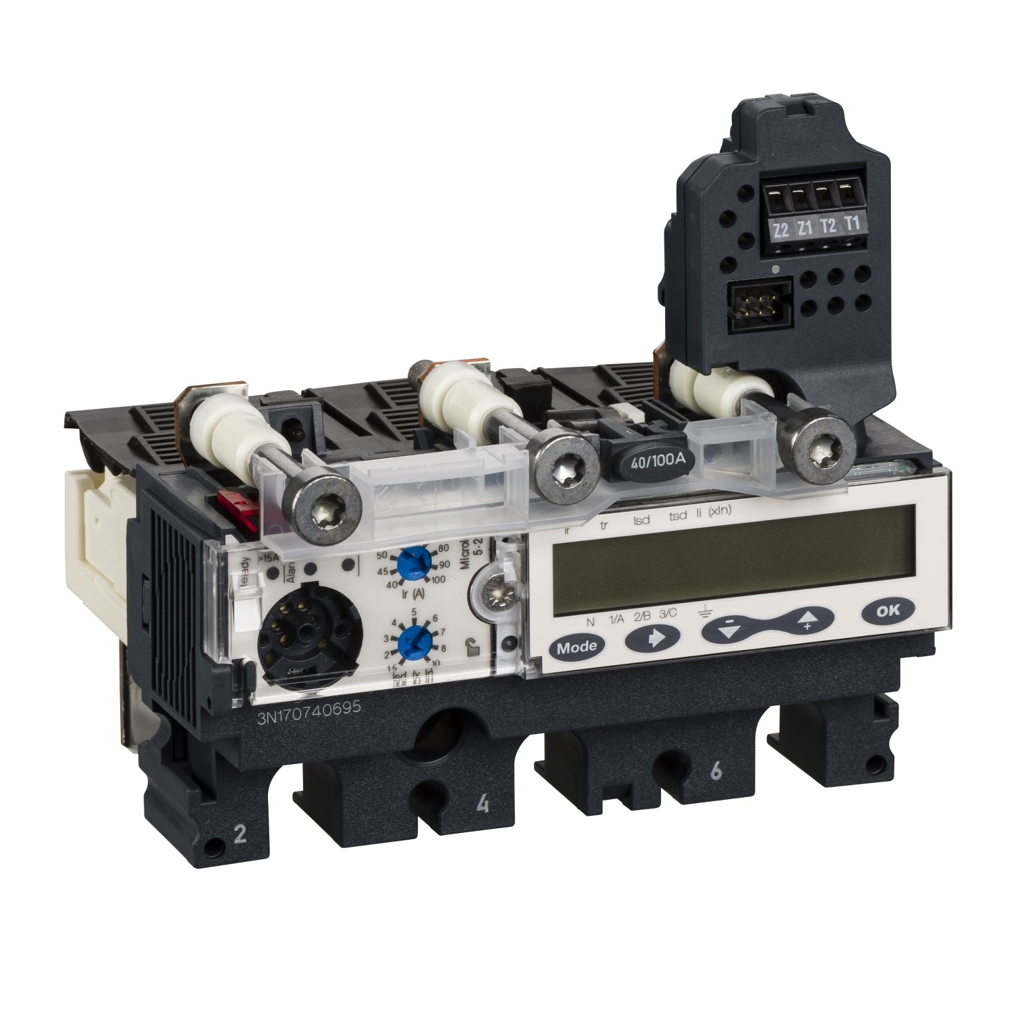 LV429089 - Unidad de Control Caja Moldeada ComPacT NSX100/250 3P3R 100A Micrologic 5.2 A-Z Schneider