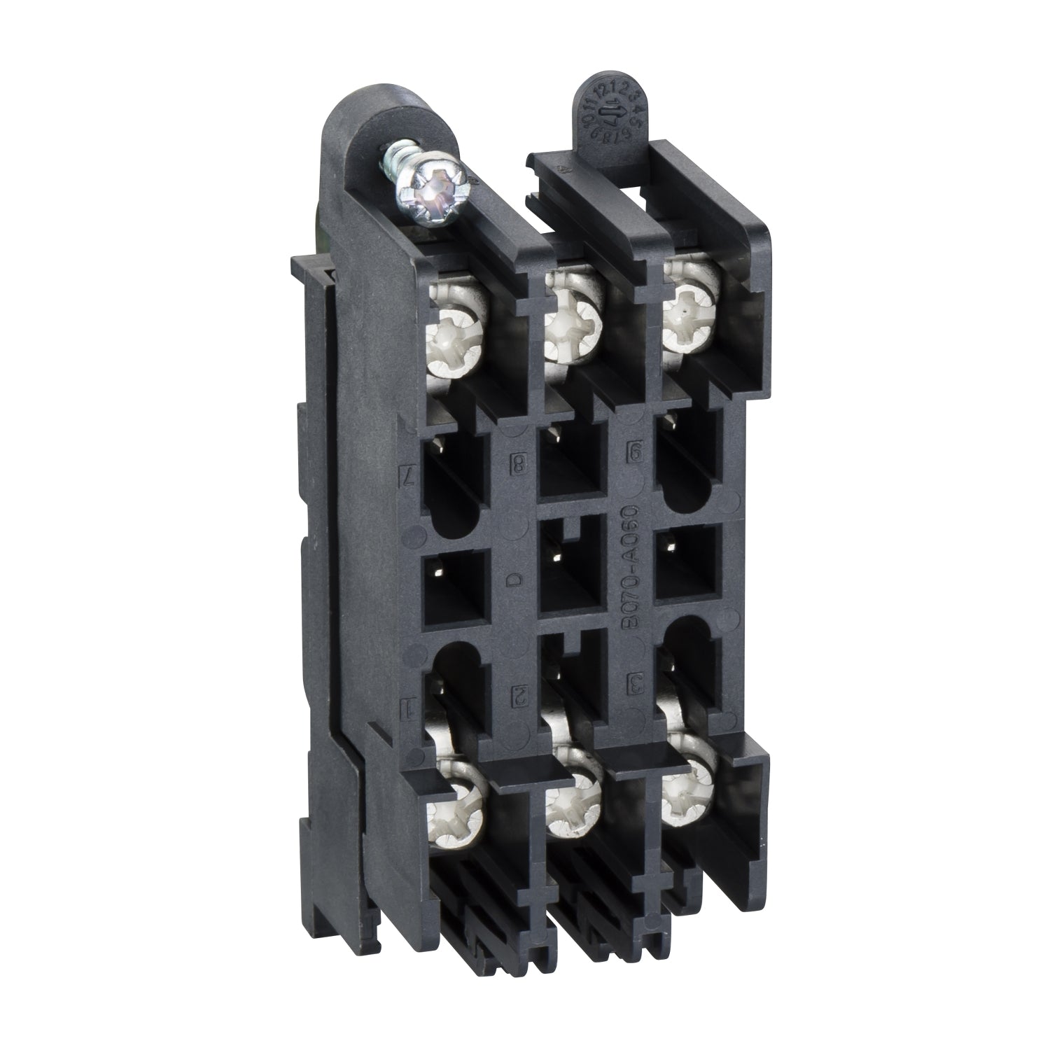 LV429273 - 1 bloque fijo de 9 hilos para zócalo para NSX100/630 Schneider