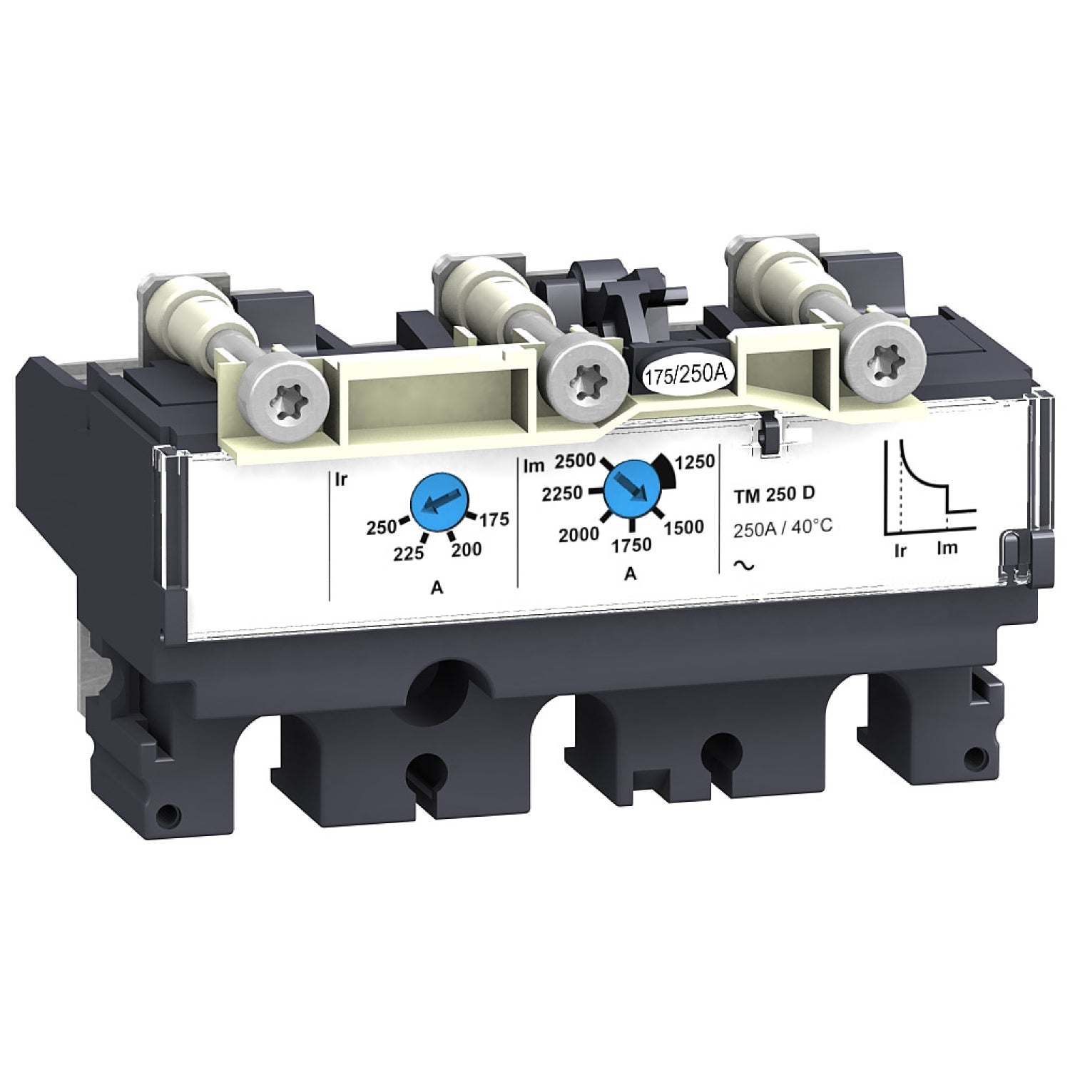 LV431432 - Unidad de Control Caja Moldeada ComPacT NSX250 TM160D 3P3R 160A TM-D Schneider