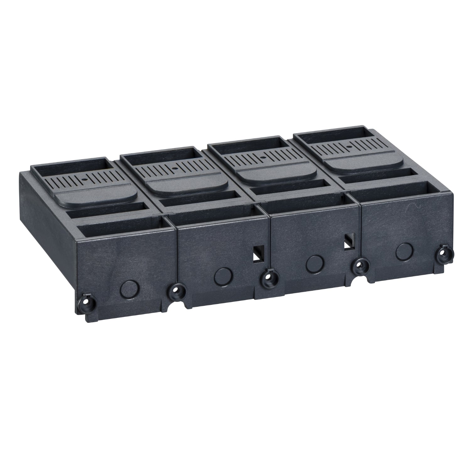 LV432592 - Cubrebornes cortos Compact NSX 400/630 paso 45 mm IP40 4 polos Schneider