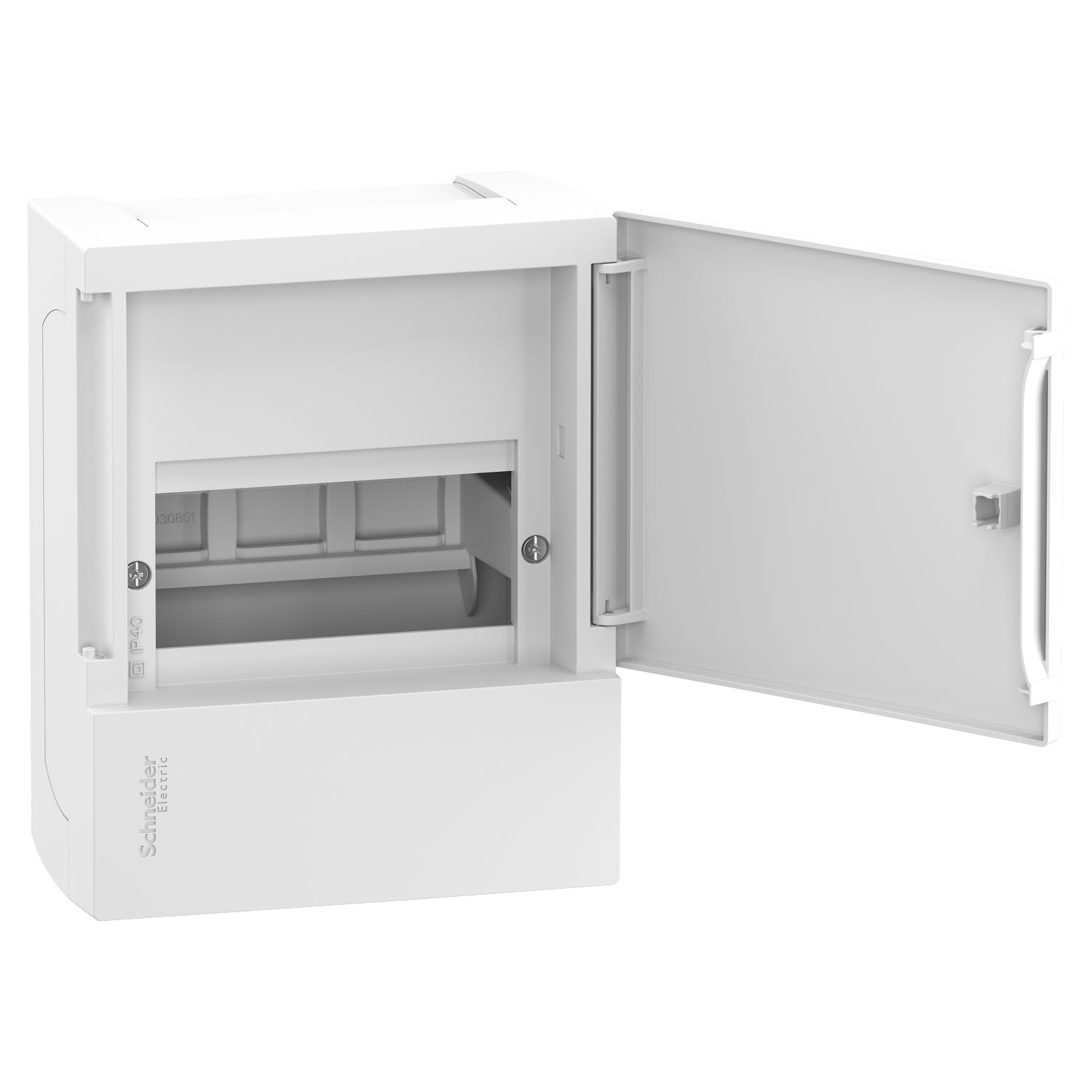 MIP10106 - Cuadro eléctrico superficie Resi9 MP 1 Fila x 6 Módulos + Puerta Blanca Schneider