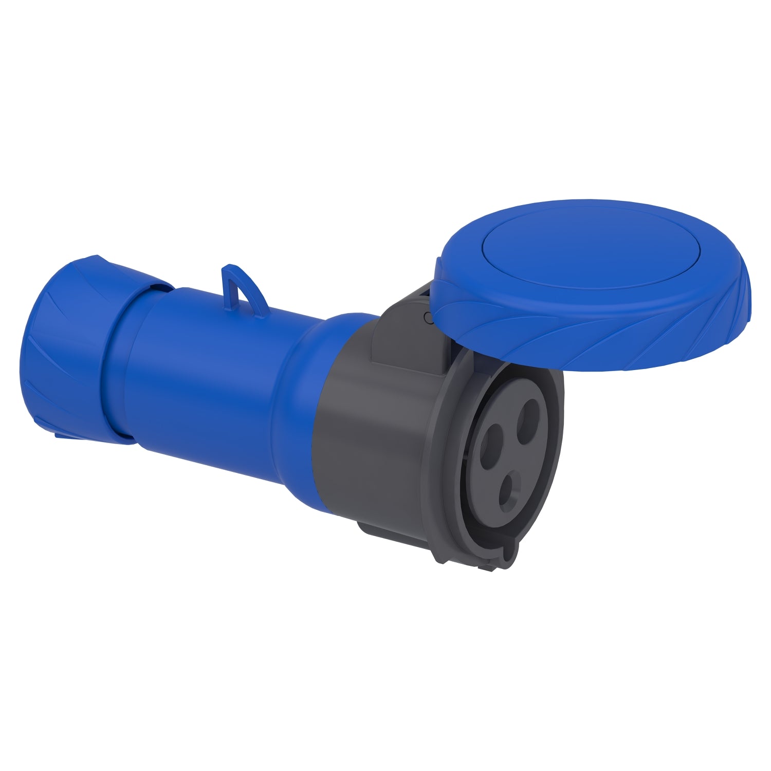 PKF32M723 - PratiKa wander socket - straight - 32 A - 2P + E - 200...250 V AC - IP67 Schneider