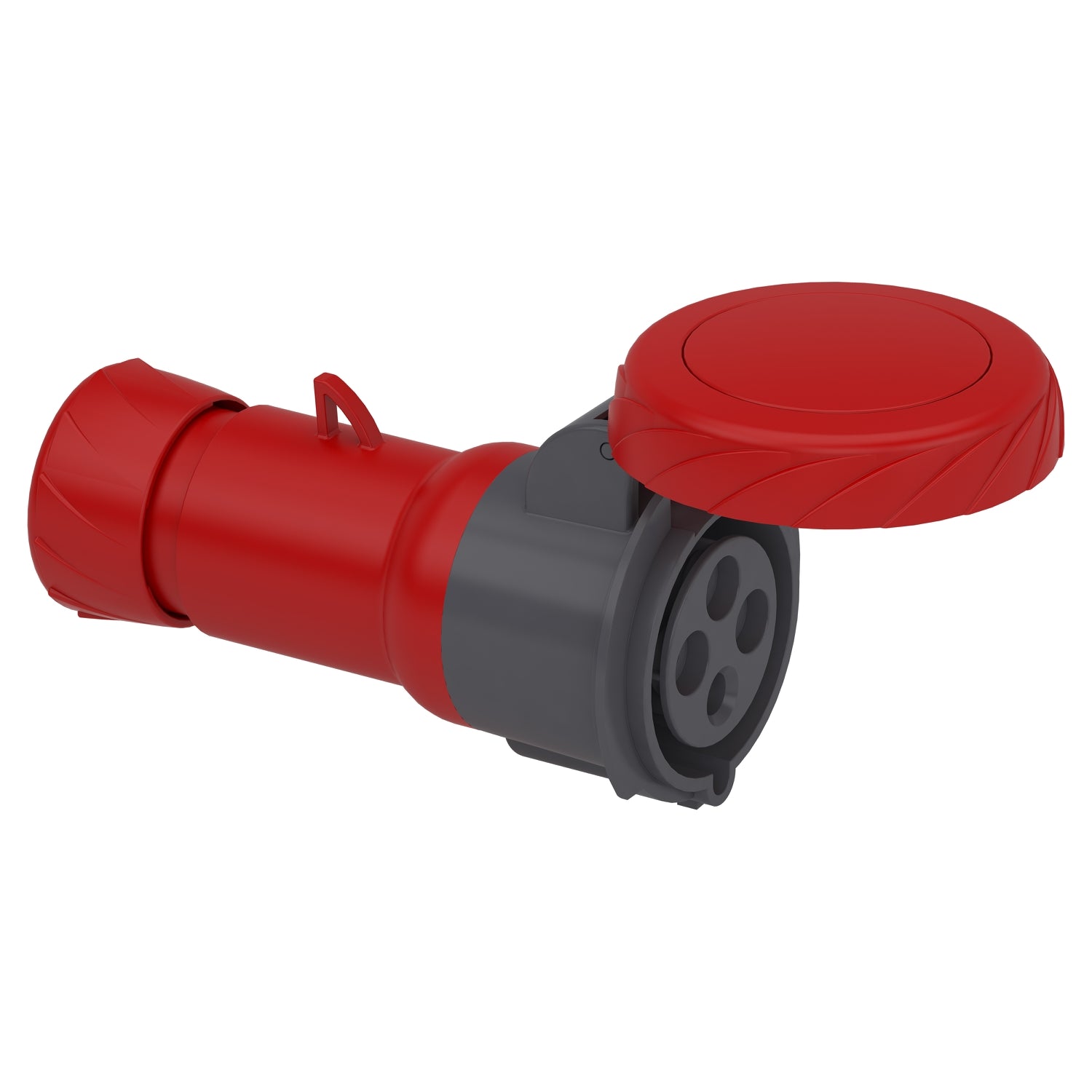 PKF32M734 - PratiKa wander socket - straight - 32 A - 3P + E - 380...415 V AC - IP67 Schneider
