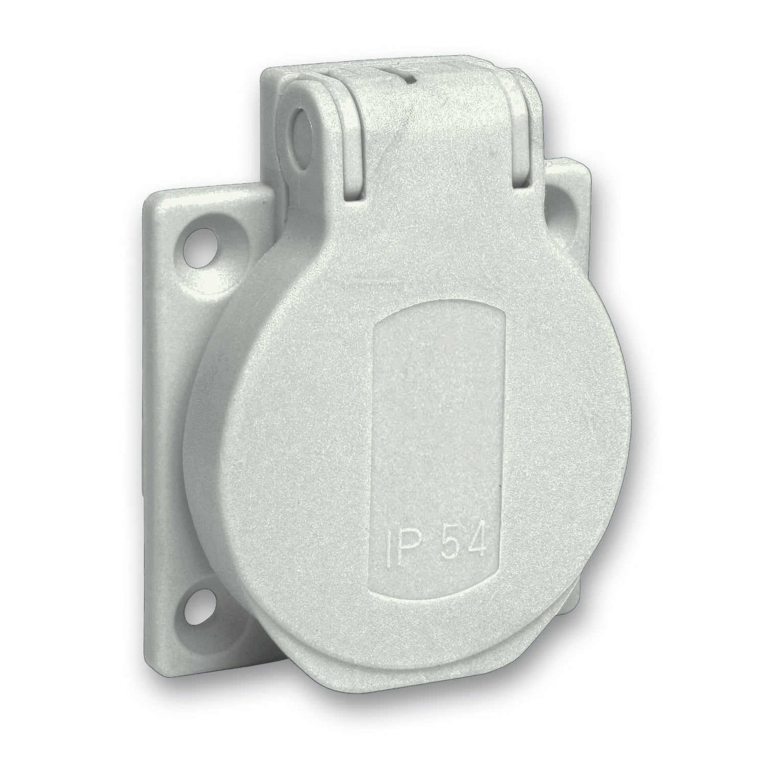 PKS51G - PratiKa socket - grey - 2P + E - 10/16 A - 250 V - German - IP54 - flush - back Schneider
