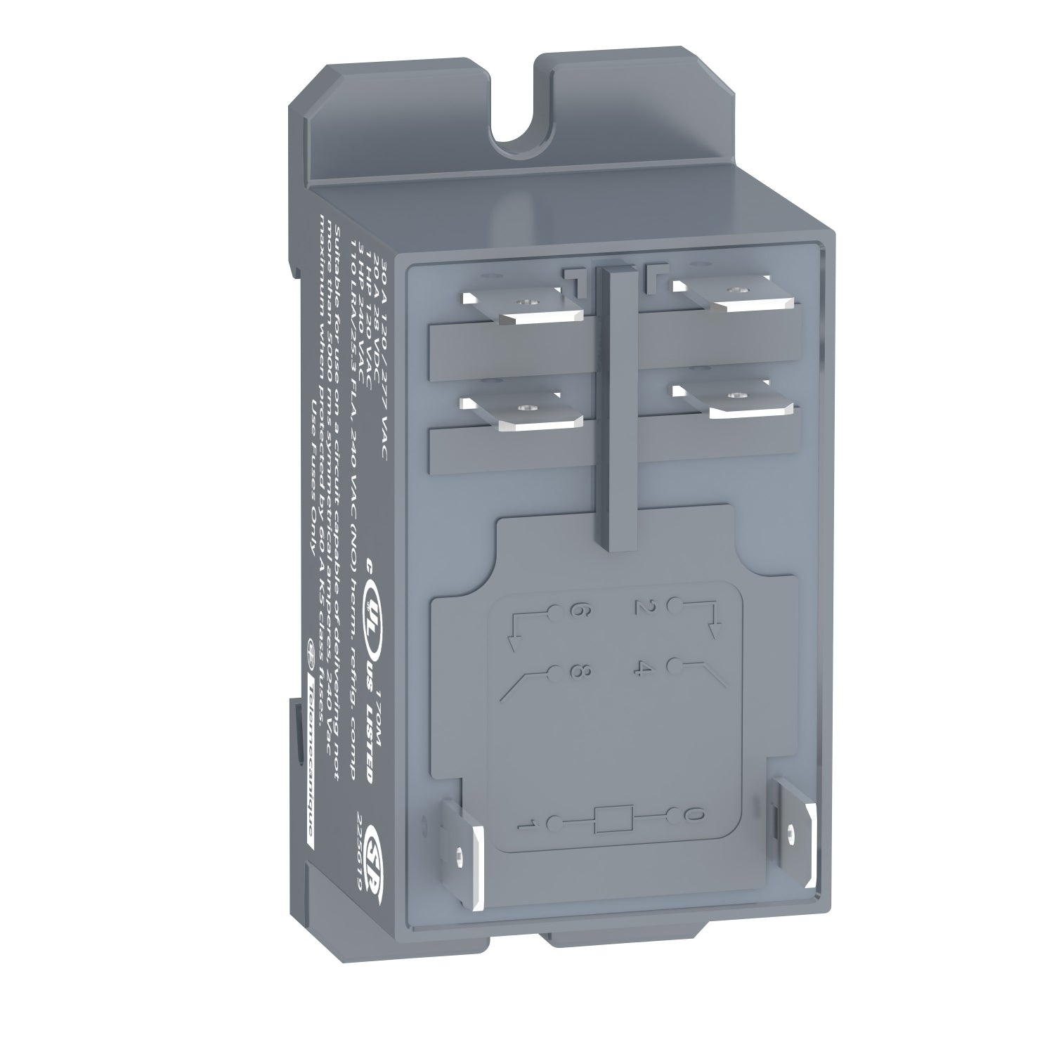 RPF2AP7 - Relé Electromecánico de potencia enchufable 30A 2NA 230V CA Schneider